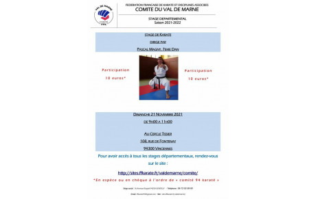 STAGE AU CERCLE TISSIER A VINCENNES